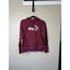 Puma Women's‎ Maroon Hoodie, maroon hoodie, womens hoodie, maroon sweatshirt